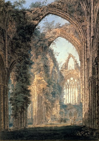 Tintern Abbey door Thomas Girtin